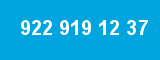 922 919 12 37 922 919 12 37
